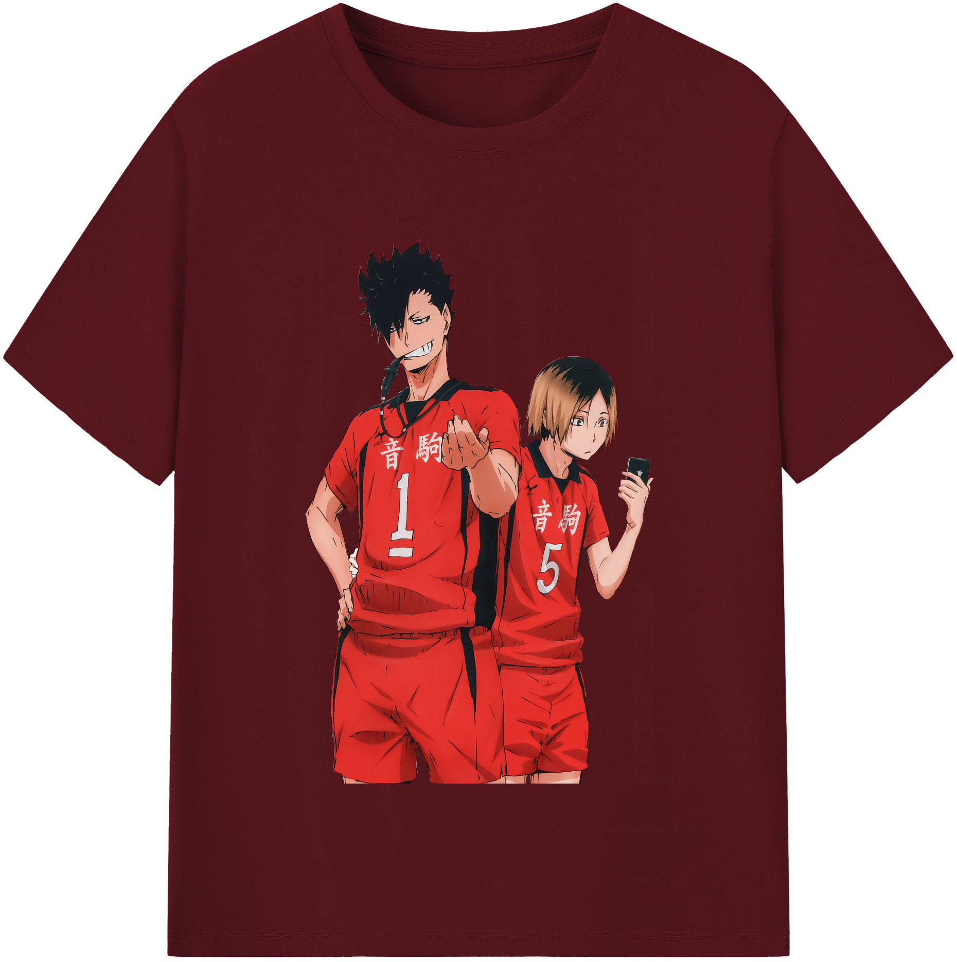 （画像用） ハイキュー!! Haikyu!! 綿100％半袖Tシャツ（フロントプリント）